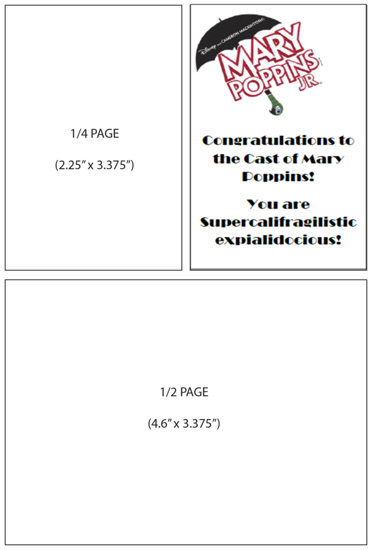 Sample Ad and sizing