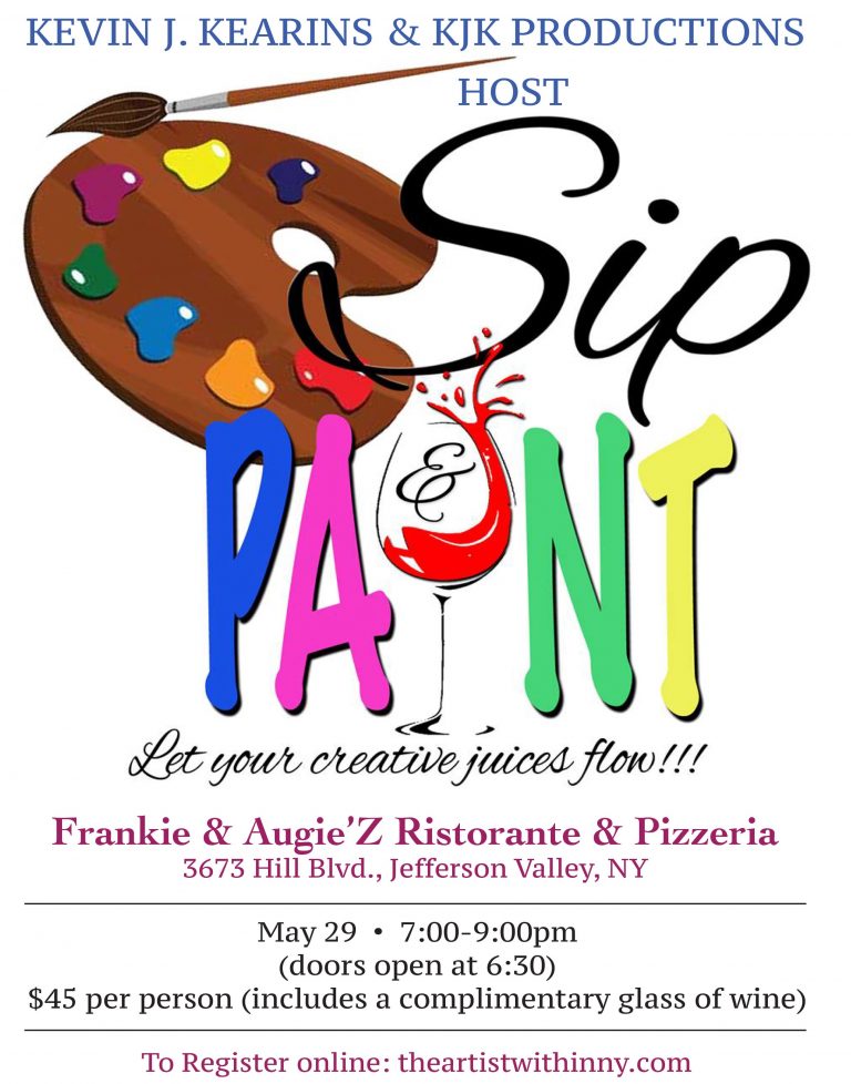 2019 Sip & Paint Fundraiser KJK Productions